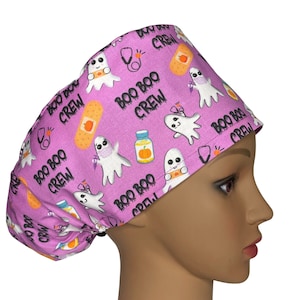 Louis + Phil Boo Boo Crew Halloween Euro Scrub Cap