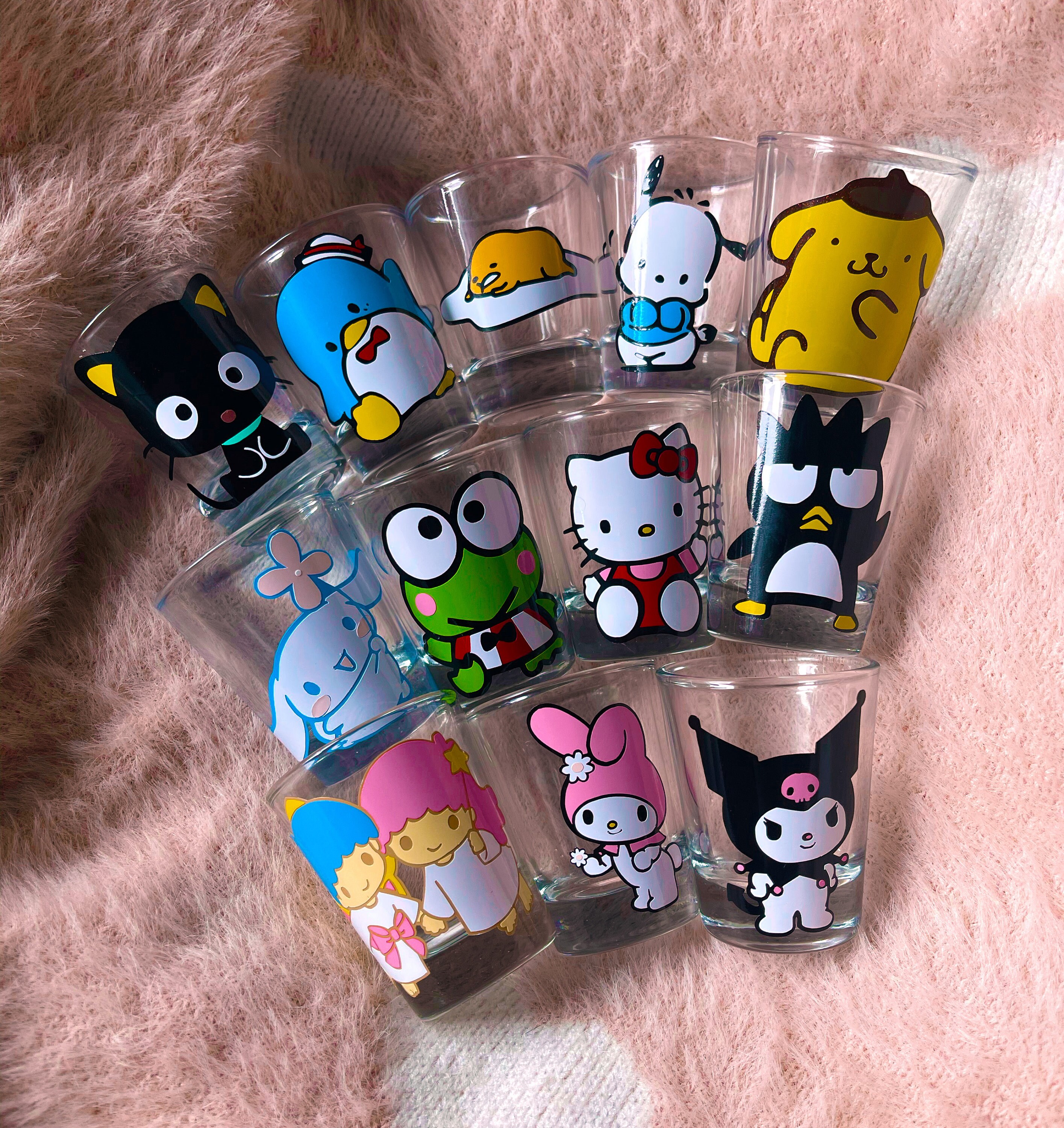 Sanrio Inspired 1.5oz shot glass Etsy