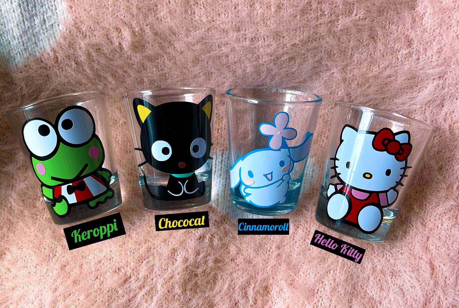 Sanrio Inspired 1.5oz shot glass Etsy