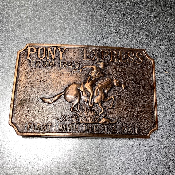 Vintage 1970's Pony Express “First With the Mail” 