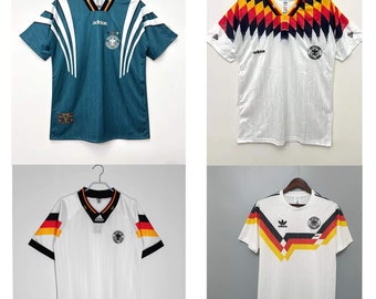 Camiseta legendaria de la Copa Mundial de Alemania - Camiseta Deutschland Trikot Retro Copa Mundial de Alemania 1988-1990 - Camiseta de fútbol vintage de Alemania