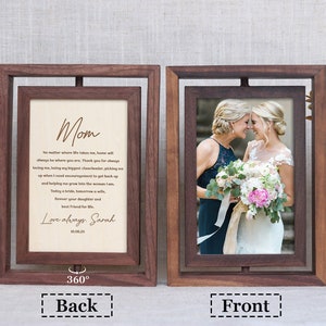 Mom Photo Frame, Mother Day Gift, Mother of the Bride Photo Frame, Mother of the Bride Gift, Gift for Mom, Mother Of The Bride Photo Frame