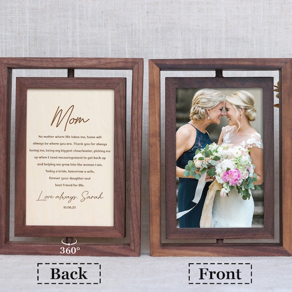 Mom Photo Frame, Mother Day Gift, Mother of the Bride Photo Frame, Mother of the Bride Gift, Gift for Mom, Mother Of The Bride Photo Frame