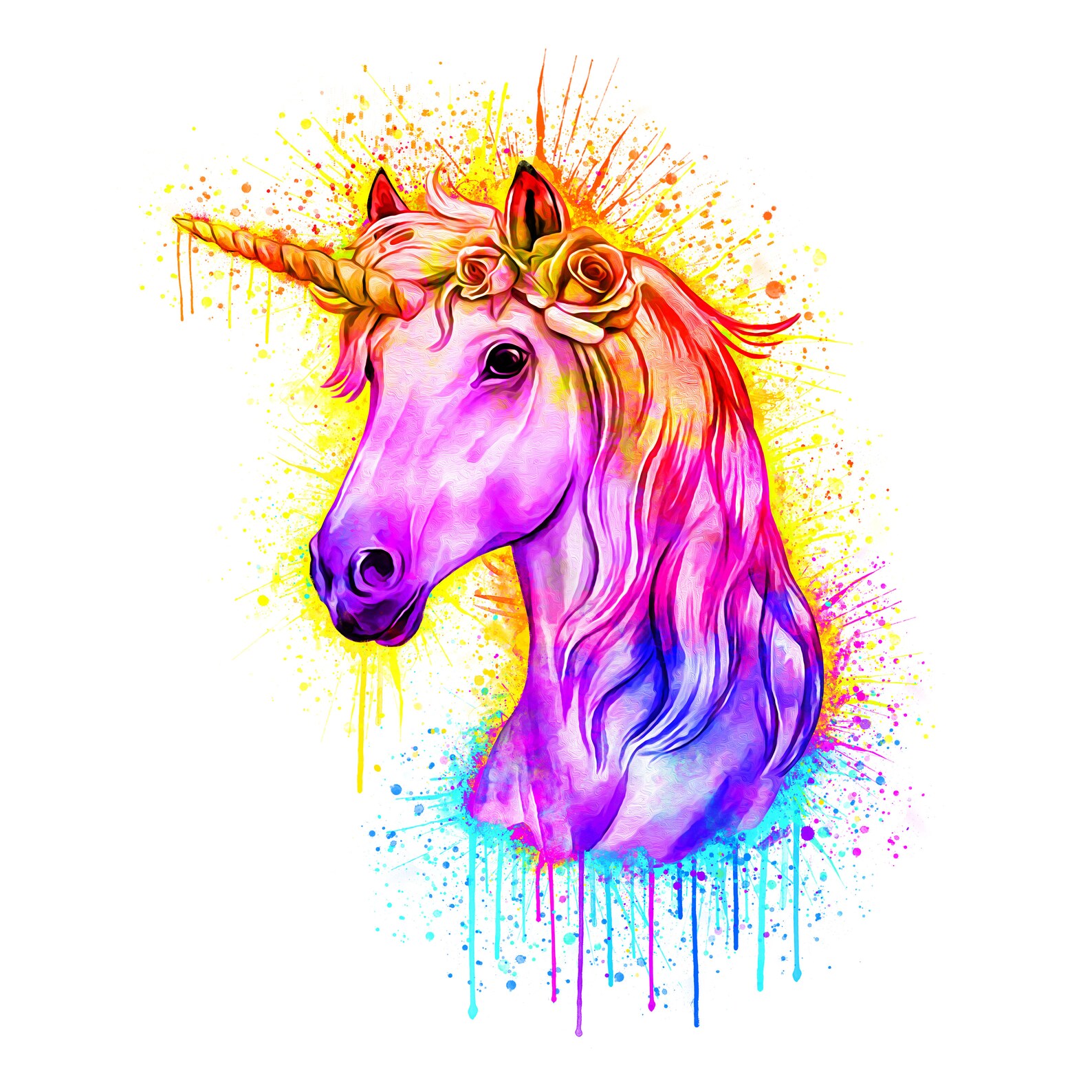 Einhorn Einhorn Kopf Png Einhorn Kunst Einhorn Gesicht | Etsy