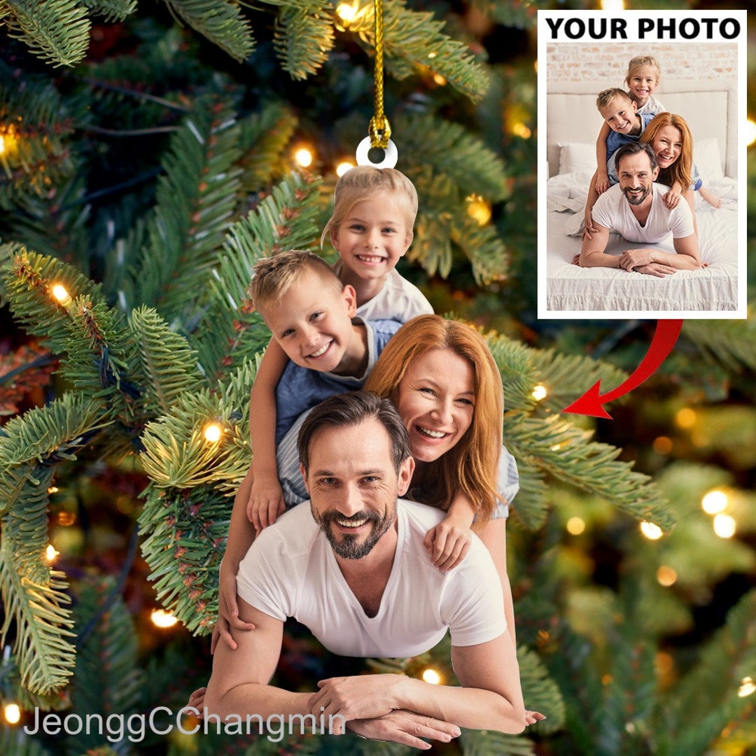 Personalized Family Photo Ornament Custom Family Ornament - Etsy