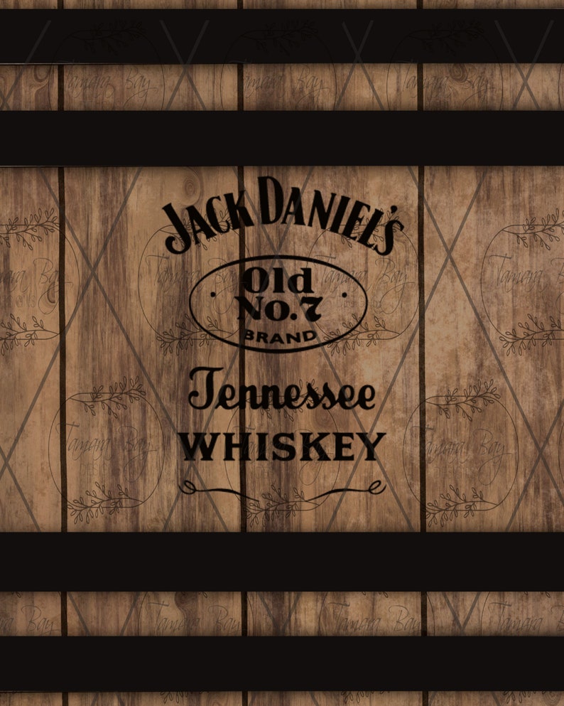Jack Daniels Tennessee Whiskey Barrel SVG PNG & JPEG | Etsy