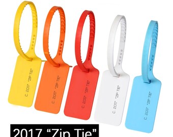 Zip Tie Tag,Colorful Blank Plastic Cable Tie,Fits All Shoe Sizes  2017