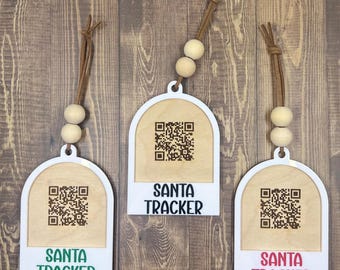 Weihnachtsmann-Tracker-Verzierung