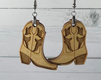 Cowboy Boot Earrings | Western Earrings | Cowgirl Earrings