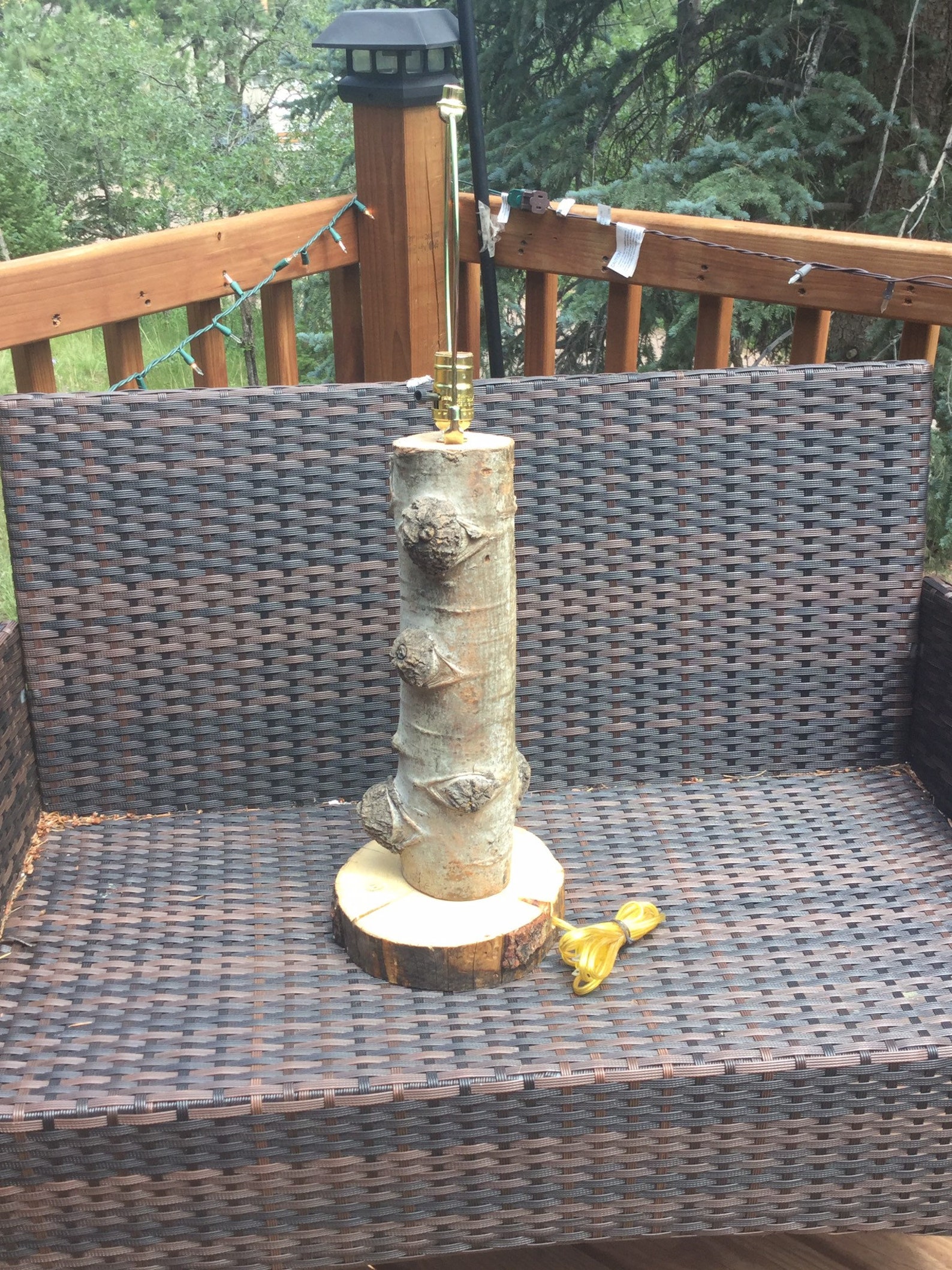 Lámpara de árbol Colorado Aspen hecha a mano Etsy