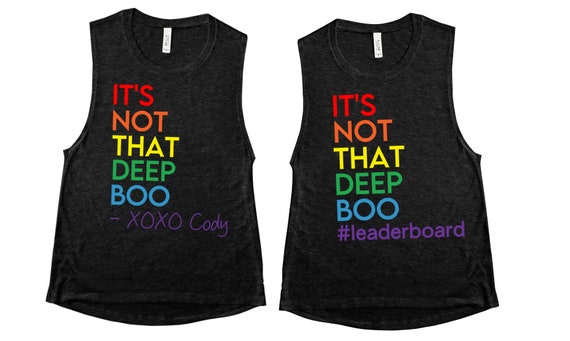 It S Not That Deep Boo Rainbow Or Custom Colors Add Etsy