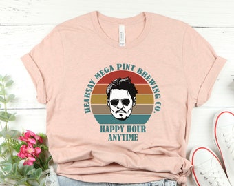 Hearsay Mega Pint Brewing Co T-Shirt - Team Johnny Happy Hour Tee