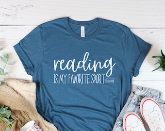Reading Is My Favorite Sport T-Shirt: Book Lover Gift