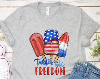 Freedom T-Shirt: Patriotic Ice Cream, 4th of July Shirt