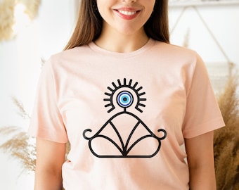 All Seeing Eye T-Shirt: Celestial Third Eye Meditation Outfit
