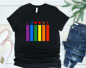 Love Wins LGBT Pride Shirt: Rainbow Equality Tee