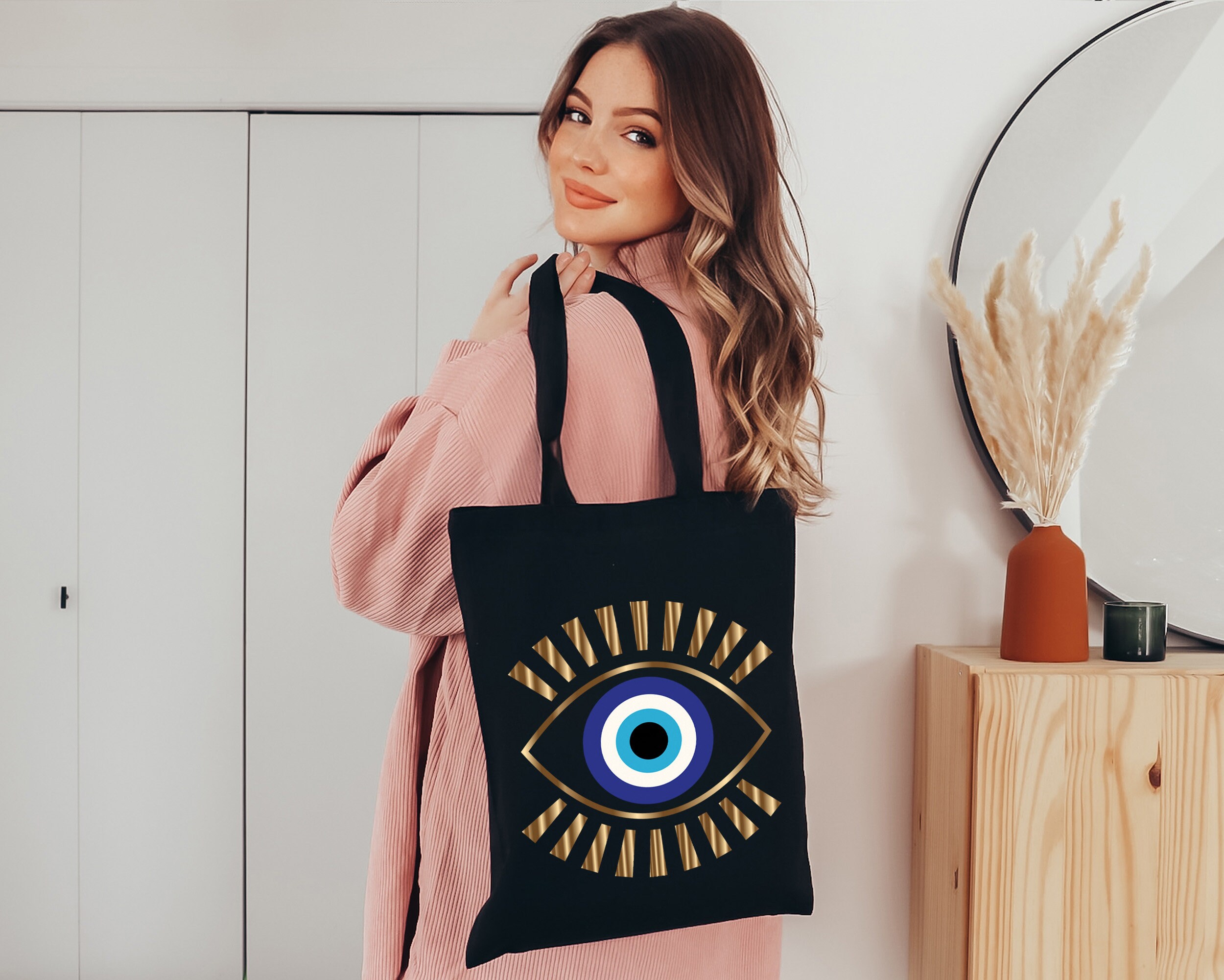 MAGID NYC Evil Eye Good Luck 2024 Tote Bag