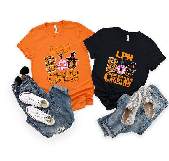LPN Boo Crew Shirt: Halloween Nurse T-Shirt