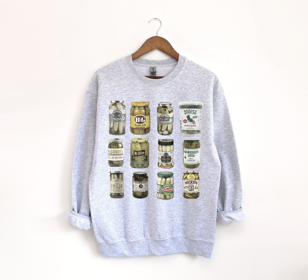 Pickle Jar Sweatshirt Pickles Gift Viral Pickle Shirt Etsy