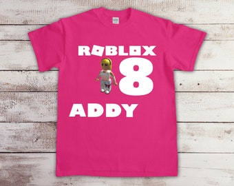 Roblox Birthday Tshirt Pink Roblox 