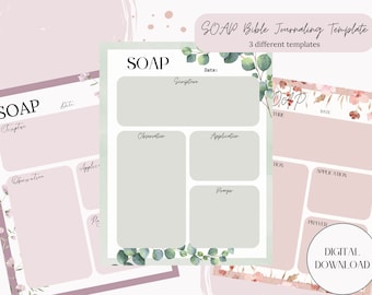 SOAP Bible Study Digital Template