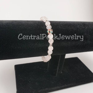 Unisex Rose Quartz Bracelet