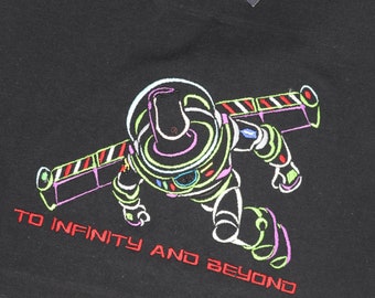 To Infinity and Beyond - Space Ranger - Toy Story - Buzz Lightyear Inspired Embroidered T-shirt