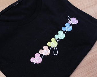 Magical Day with mouse head design embroidered jumper sweatshirt
