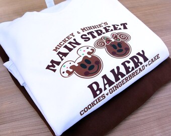 Main Street Bakery printed sweatshirt jumper, gingerbread mouse Christmas Jumper Christmas Cookies Jumper, gift for couples