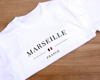 Marseille T-Shirt or sweatshirt, France holiday, France souvenir gift, road trip, City Break to Marseille, France for students gap year,