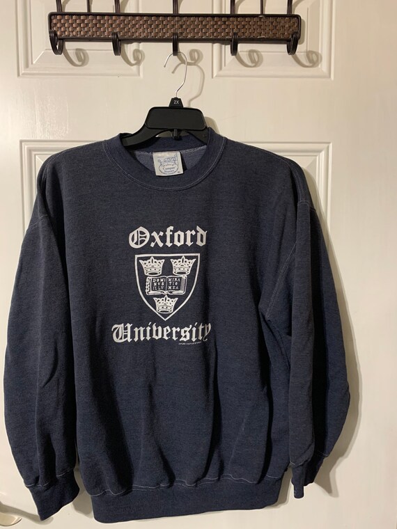 Vintage Oxford University sweatshirt.
