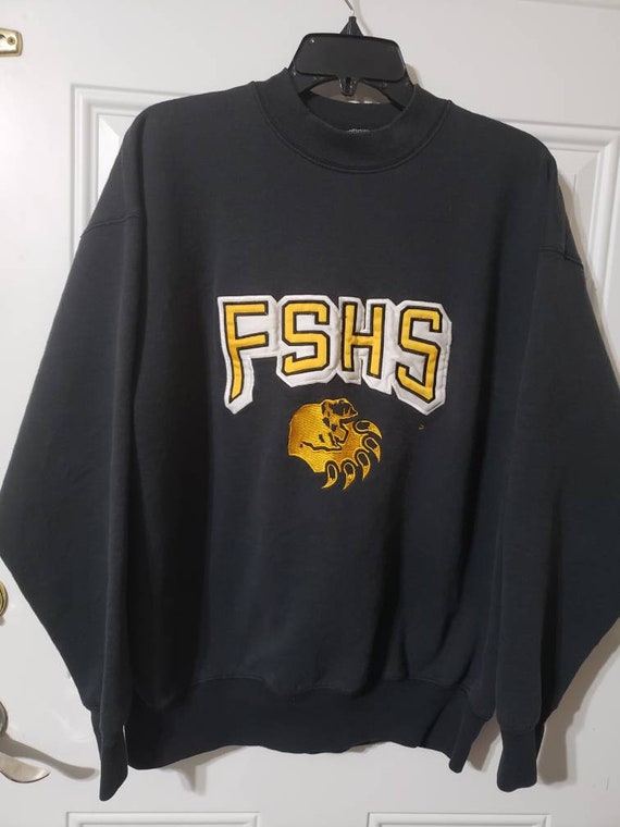 Vintage '90s Fairmont Senior HS sweatshirt.