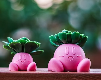 Kirby Planter Pot - 2 Sizes - 3D Printed