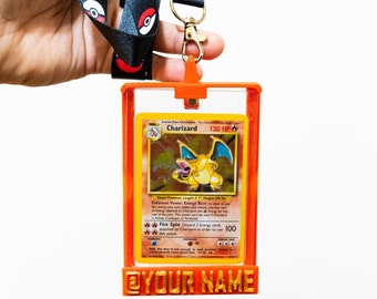 Customized TCG Card Chain Tag or Event / Name Lanyard tags! Works with 35PT MAG TOUCH cases!