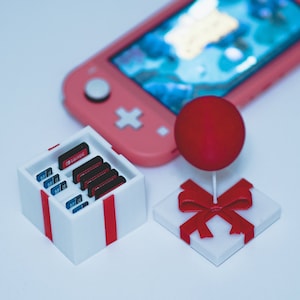 Giftbox Animal Crossing Balloon - Trinket of Nintendo Game Case - Switch - SD-kaarten | Veel kleuropties voor de ballon!