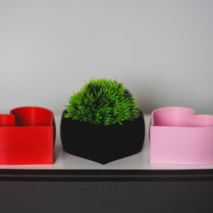 Heart Shaped Planter Pot - many color options