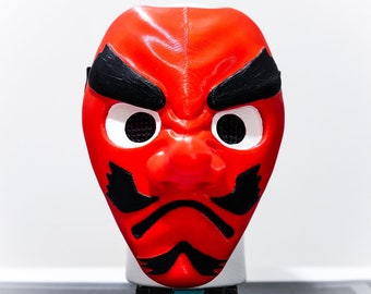 Tengu Mask Japanese Anime Cosplay - 3D Printed & Hand Painted