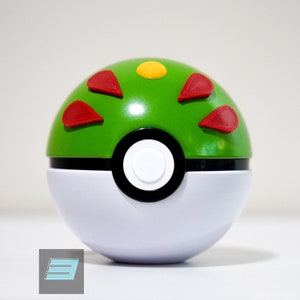 Friend Ball Pokémon Pokeball Zinn Aufsteller *Upcycled* 3D Gedruckt, Handbemalt, Gestaltet