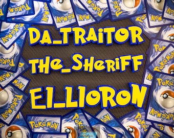 POKEMON Inspired 3D Name Font - CUSTOMIZED Many Options, Color & Sizes! - Collection, Gift, Streaming, Mancave, Bedroom Door- 3-Design Print