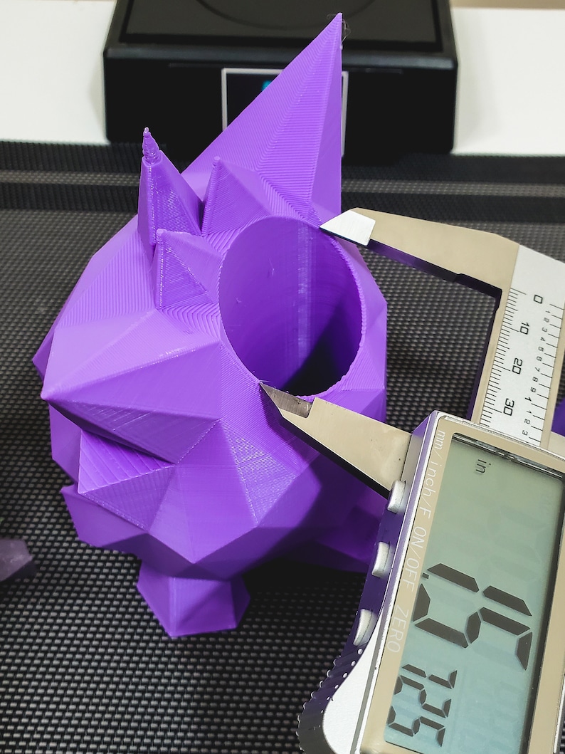 Pokemon Gengar Desktop Organizer Pen Holder, Brushes, etc POLY 3D Printed Many Color & Size options Fast Processing image 8