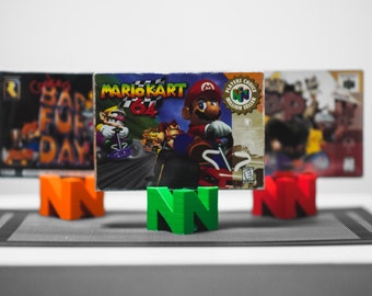 Nintendo 64 Game Cartridge Box Holder - CUSTOM Original Design - Display - Collection - 3D Printed