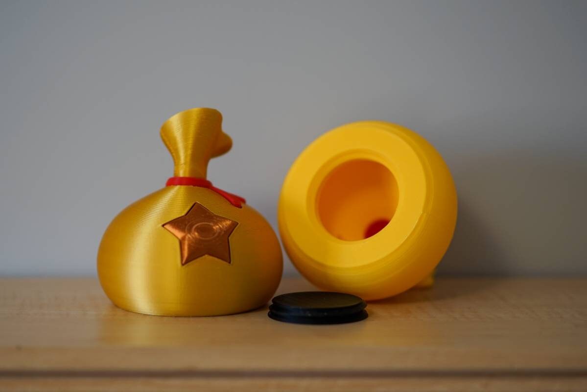 Animal Crossing Bell Bag money Bank Piggy Bank 2 Colors Etsy