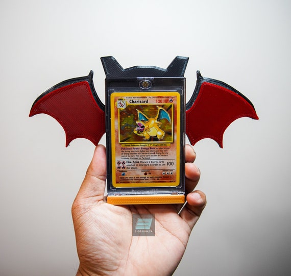 Pokemon TCG Card Stand - Charizard Style - 3D Printed Wings - Etsy
