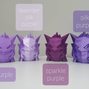 Pokemon Gengar Desktop Organizer Pen Holder, Brushes, etc POLY 3D Printed Many Color & Size options Fast Processing image 9