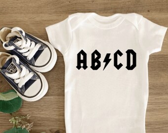 abcd onesie
