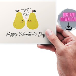 Realizziamo un fantastico biglietto di San Valentino stampabile con pera