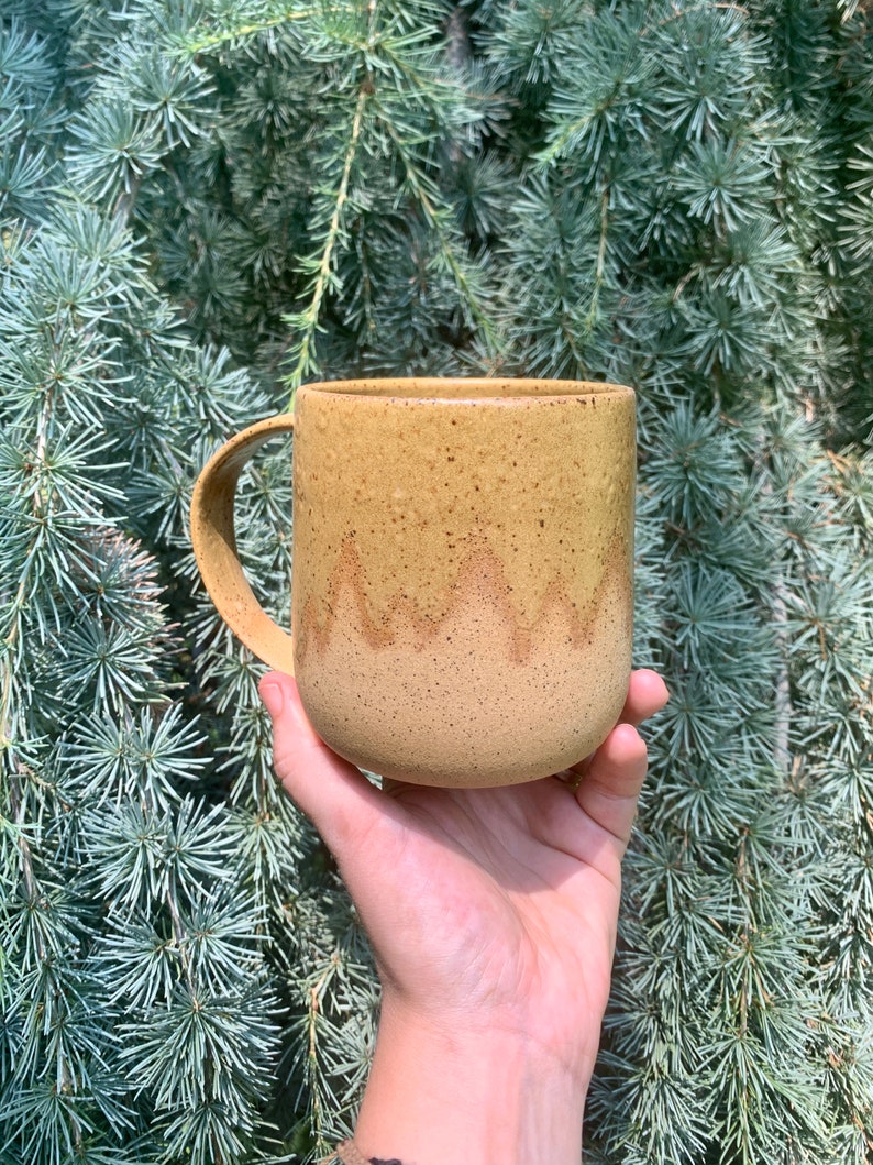 Forest mug made to order Ochre