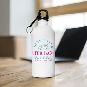 Outer Banks, Pogue Life, Pogue Crew, Stainless Steel Water Bottle, Gift for Teens, Outer Banks Water Bottle, John B, Love Outer Banks, OBX
