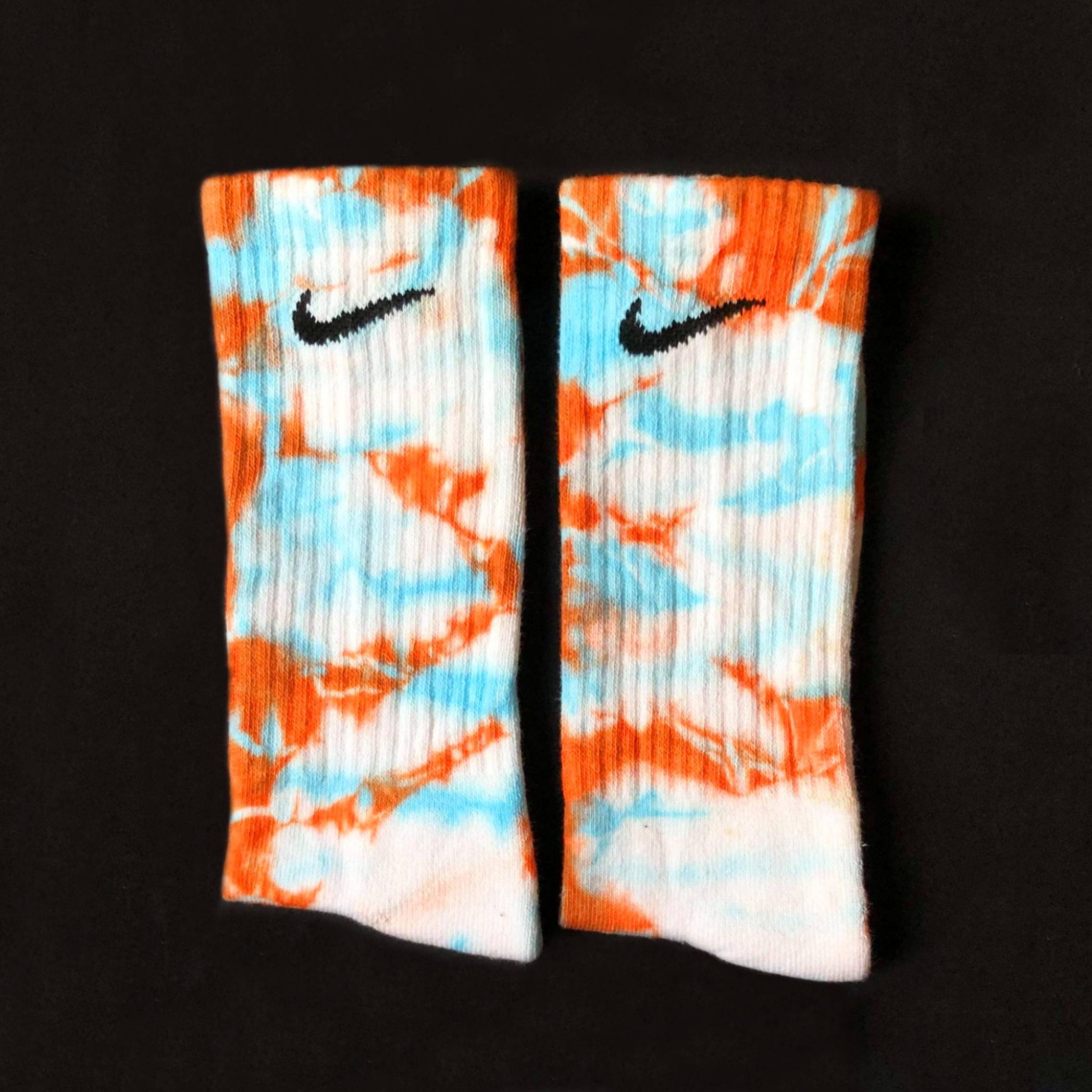 Tie Dye Nike Socks duel Colours - Etsy UK
