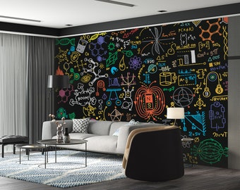 Science & Chemistry Wallpaper Mural | Peel and Stick Education